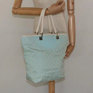 GUCCI GG Canvas Tote Bag Peppermint 001 1098 Auth 114291